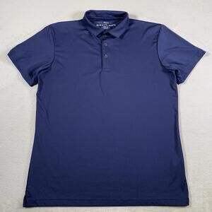 Mizzen Main Phil Mickelson Golf Polo Mens Size M Navy Blue Short Sleeve Standard